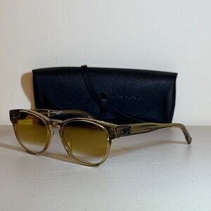 John Varvatos V532 Yellow Sunglasses with Black Case